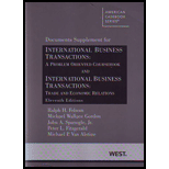 International Business Transactions   11th Documents Supplement