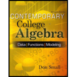 Contemporary College Algebra (Custom)