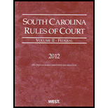 South Carolina Rules of Court   Federal