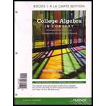 College Algebra in Context (Looseleaf)