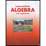 Intermediate Algebra With Application (Custom)