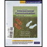 Interpersonal Communication   With Access (Loose Leaf)