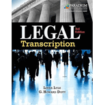 Legal Transcription   With CD