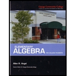 Elementary Algebra for Coll. : Early (Custom) -  Angel, Paperback