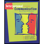 Interpersonal Communication : Relating to Others, Books a la Carte Plus MyCommunicationLab - Steven A. Beebe