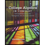 College Algebra in Context   With Access