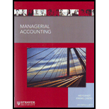 Managerial Accounting CUSTOM<