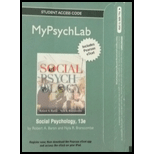 Social Psych. Mypsychlab Etxt Access Crd