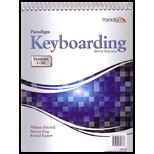 Paradigm Keyboarding Sess. 1 30   With Access