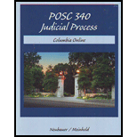 Posc 340 Judicial Process CUSTOM<