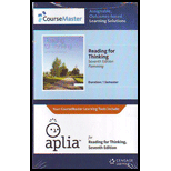 Reading for Thinking Aplia Access Code