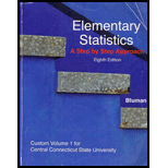 Elementary Statistics Volume 1 (Custom)