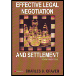 Effective Legal Negotiation and Settlement