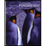 Statistics for Psychology (Custom)