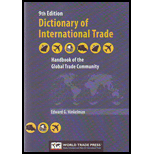 Dictionary of International Trade