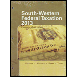 South Western Fed. Taxation 2013   With CD (Custom)