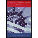 Readings in U. S. History Volume 11 (Custom)