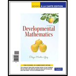 Developmental Mathematics (Loose)   Package (Custom)