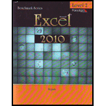 Microsoft Excel 2010, Lv. 2  Benchmark   Text