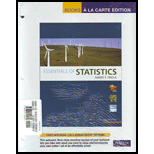 Essentials of Statistics (Loose)   With Access