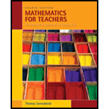 Mathematics for Teachers Interactive Approach for K 8   With Access