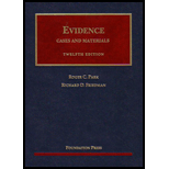 Evidence  Cases and Materials