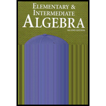 Elementary and Intermediate Algebra   With Cd and Access (6198)