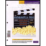 Mathematical Ideas (Looseleaf)   With Access