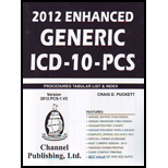 2012 Enhanced General ICD 10 PCs