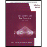 Cornerstones of Cost   Student Soln (Custom)