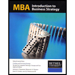 MBA Intro. to Business Strategy CUSTOM<