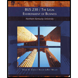 Bus230/ Legal Environ. of Business (Custom) -  Cross, Paperback