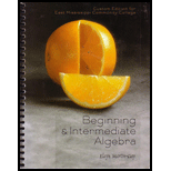 Beginning and Intermediate Algebra (Custom)