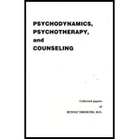 9780918560124 - Psychodynamics, Psychotherapy, and Counseling ...