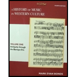 History of Music in Western  Volume 1 CD