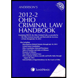 Ohio Criminal Law Handbook 2012   With CD