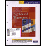 Graphical Approach to Algebra and Trigonometry (Looseleaf) With Access