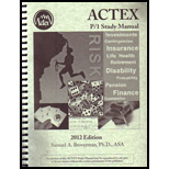 Actex Study Manual Soa Examination P, Cas Ex