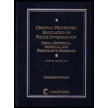 Criminal Procedure Regulation of Police Investigation Legal, Historical, Empirical, and Comparative Materials