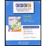 Keyboarding Course Lessons 1 25 Access