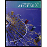 Introductory Algebra   With CD (Custom)