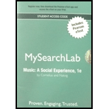 Music   MySearchLab Access