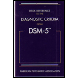 Desk Reference to the Diagnostic Criteria From DSM 5