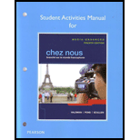 Chez Nous Media Enhanced Student Activities Manual