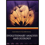 Evolutionary Alalysis and Ecology (Custom)