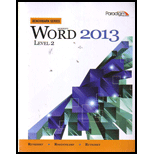 Microsoft Word 2013  Benchmark Level 2   With CD