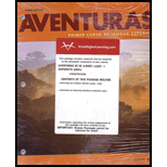 Aventuras (Looseleaf) Text Only