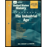 Social Studies : United States History-Chapter Resource Package - Holt