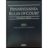 Penn. Rules of Court 13 State