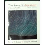 Aims of Argument  Text and Reader